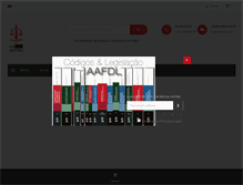 Tablet Screenshot of livraria.aafdl.pt